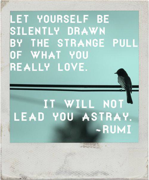Quote about taking the right way of life by Rumi